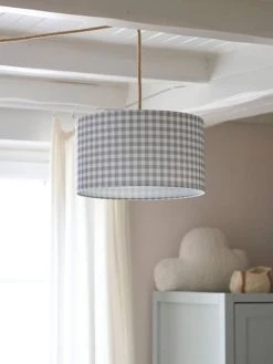 Abat-jour Pour Suspension Vichy Bleu - Vertbaudet -Vertbaudet Shop abat jour pour suspension vichy 3