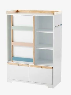 Armoire LIGNE ABC Blanc - Bois - Vertbaudet -Vertbaudet Shop armoire ligne abc 2