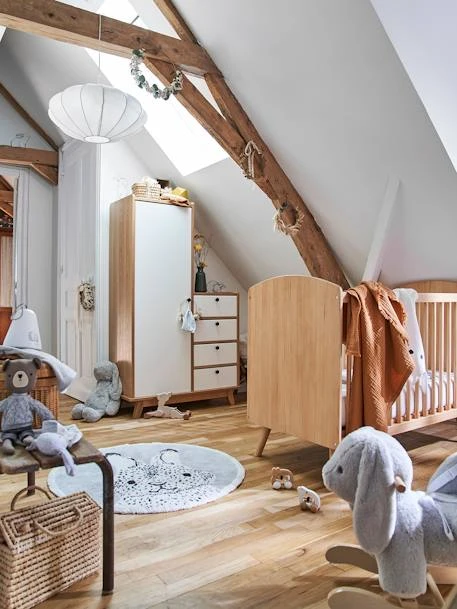 Armoire Vintage Blanc Clair Uni - Vertbaudet 6 Armoire Vintage Blanc Clair Uni - Vertbaudet – Image 4