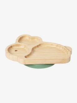 Assiette En Bambou Lapin Naturel - Vertbaudet -Vertbaudet Shop assiette en bambou lapin 2