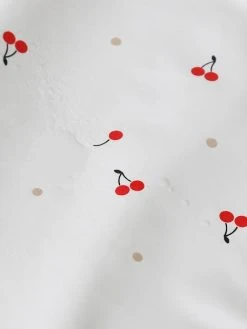 Bavoir Tablier Manches Longues Avec Col Rose Imprimé - Vertbaudet -Vertbaudet Shop bavoir tablier manches longues avec col 3