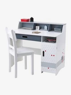Bureau Enfant ECUSSON Blanc - Vertbaudet -Vertbaudet Shop bureau enfant ecusson 1