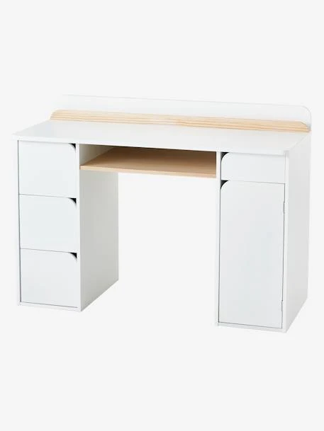 Bureau Enfant LIGNE ECLIPSE Blanc/bois - Vertbaudet 4 Bureau Enfant LIGNE ECLIPSE Blanc/bois - Vertbaudet – Image 2