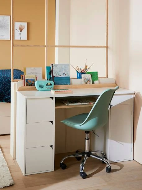 Bureau Enfant LIGNE ECLIPSE Blanc/bois - Vertbaudet 5 Bureau Enfant LIGNE ECLIPSE Blanc/bois - Vertbaudet – Image 3