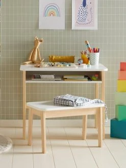Bureau Maternelle ECOLIER Blanc - Vertbaudet -Vertbaudet Shop bureau maternelle ecolier 3