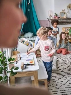 Bureau Maternelle ECOLIER Blanc - Vertbaudet -Vertbaudet Shop bureau maternelle ecolier 4