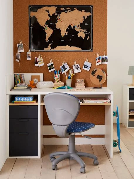 Chaise De Bureau à Roulettes Enfant Super-héros Bleu - Vertbaudet 7 Chaise De Bureau à Roulettes Enfant Super-héros Bleu - Vertbaudet – Image 5