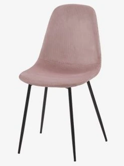 Chaise Enfant En Velours Côtelé Soft Rose - Vertbaudet -Vertbaudet Shop chaise enfant en velours cotele soft 3