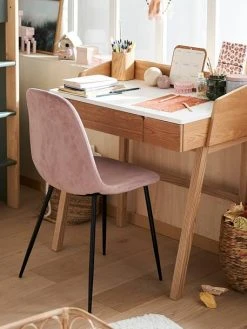 Chaise Enfant En Velours Côtelé Soft Rose - Vertbaudet -Vertbaudet Shop chaise enfant en velours cotele soft 5