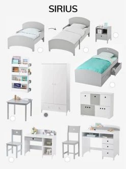 Chaise Enfant Sirius, Assise H 45 Cm Blanc - Vertbaudet -Vertbaudet Shop chaise enfant sirius assise h 45 cm 4