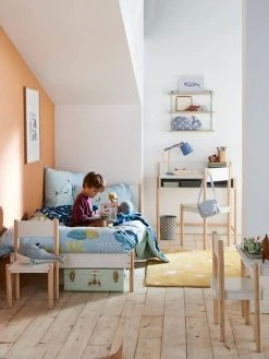 Chaise Maternelle Pour Table De Jeu LIGNE WOODY Blanc - Bois - Vertbaudet -Vertbaudet Shop chaise maternelle pour table de jeu ligne woody 4