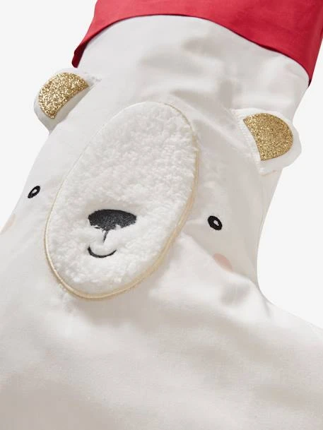Chaussette De Noël Personnalisable Ours Blanc - Vertbaudet 6 Chaussette De Noël Personnalisable Ours Blanc - Vertbaudet – Image 4