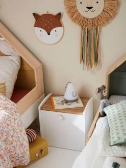 Chevet Avec Bac à Roulettes LIGNE CONFETTI Blanc - Vertbaudet -Vertbaudet Shop chevet avec bac a roulettes ligne confetti 3