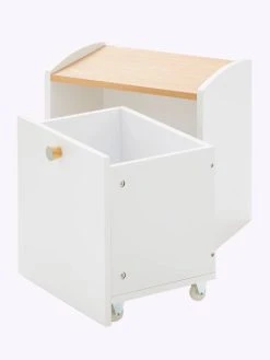 Chevet Avec Bac à Roulettes LIGNE CONFETTI Blanc - Vertbaudet -Vertbaudet Shop chevet avec bac a roulettes ligne confetti 5