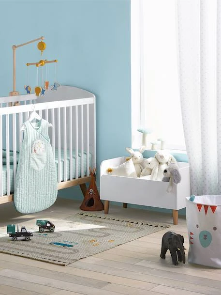 Coffre à Livres LIGNE CONFETTI Blanc/bois - Vertbaudet 6 Coffre à Livres LIGNE CONFETTI Blanc/bois - Vertbaudet – Image 4