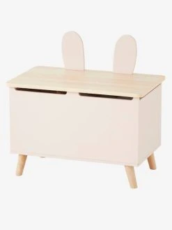 Coffre De Rangement Bunny Rose Clair/bois - Vertbaudet