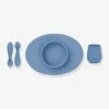Coffret-repas 4 Pièces EZPZ First Food Set En Silicone Bleu - EZPZ -Vertbaudet Shop coffret repas 4 pieces ezpz first food set en silicone