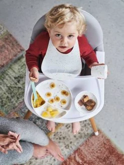 Coffret Repas En Silicone Set Baby Blue - Vertbaudet -Vertbaudet Shop coffret repas en silicone 4