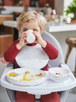 Coffret Repas En Silicone Set Baby Blue - Vertbaudet -Vertbaudet Shop coffret repas en silicone 5