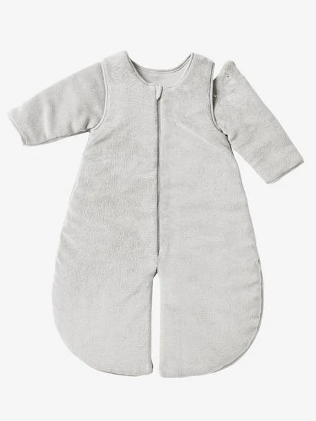 Combinaison De Transport Polaire Microfibre, Manches Amovibles Taupe - Vertbaudet 6 Combinaison De Transport Polaire Microfibre, Manches Amovibles Taupe - Vertbaudet – Image 4