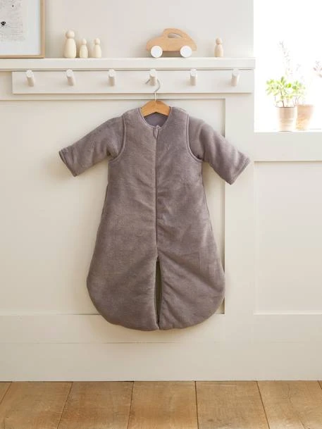 Combinaison De Transport Polaire Microfibre, Manches Amovibles Taupe - Vertbaudet 8 Combinaison De Transport Polaire Microfibre, Manches Amovibles Taupe - Vertbaudet – Image 6