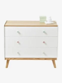 Commode Avec Poignées Personnalisables LIGNE CONFETTI Vert - Vertbaudet -Vertbaudet Shop commode avec poignees personnalisables ligne confetti 4