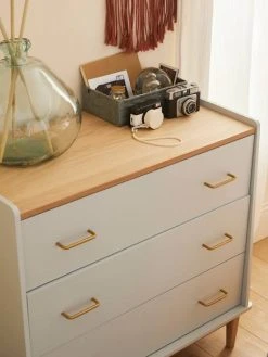 Commode Prof. 42 Cm LIGNE SIXTIES Vert D'eau - Vertbaudet -Vertbaudet Shop commode prof. 42 cm ligne sixties 3