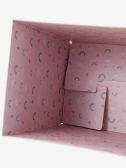 Corbeille En Carton Pliable Arc-en-ciel Rose - Vertbaudet -Vertbaudet Shop corbeille en carton pliable arc en ciel 2