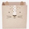 Corbeille En Carton Pliable Tigre Beige - Vertbaudet