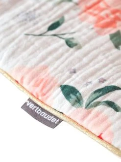 Couverture Bébé Jersey/gaze De Coton EAU DE ROSE Rose - Vertbaudet -Vertbaudet Shop couverture bebe jerseygaze de coton eau de rose 4