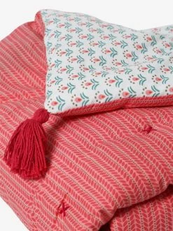 Couvre-lit EDEN INDIA Rose / Multicolore - Vertbaudet -Vertbaudet Shop couvre lit eden india 3