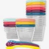 Ensemble De 12 Boîtes Hermétiques + 3 Cuillères Souples BABYMOOV Babybols Multi Set Multicolore - Babymoov