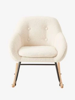 Fauteuil à Bascule Enfant écru - Vertbaudet -Vertbaudet Shop fauteuil a bascule enfant 1