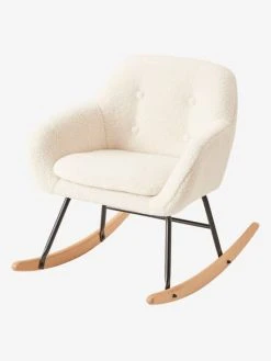 Fauteuil à Bascule Enfant écru - Vertbaudet -Vertbaudet Shop fauteuil a bascule enfant 2