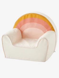 Fauteuil En Mousse Personnalisable Arc-en-ciel Blanc - Vertbaudet -Vertbaudet Shop fauteuil en mousse personnalisable arc en ciel 1