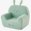 Fauteuil En Mousse Personnalisable Lapin Vert - Vertbaudet -Vertbaudet Shop fauteuil en mousse personnalisable lapin
