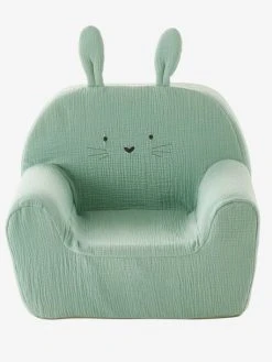Fauteuil En Mousse Personnalisable Lapin Vert - Vertbaudet -Vertbaudet Shop fauteuil en mousse personnalisable lapin 3
