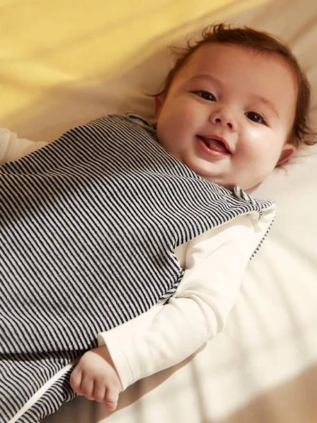 Gigoteuse Marinière En Velours De Coton Bio PETIT BATEAU Marine - Petit Bateau 4 Gigoteuse Marinière En Velours De Coton Bio PETIT BATEAU Marine - Petit Bateau – Image 2