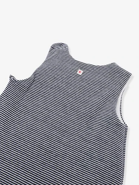 Gigoteuse Marinière En Velours De Coton Bio PETIT BATEAU Marine - Petit Bateau 6 Gigoteuse Marinière En Velours De Coton Bio PETIT BATEAU Marine - Petit Bateau – Image 4