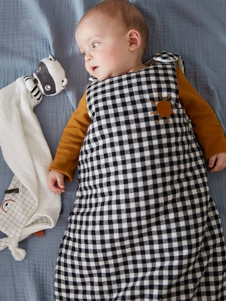 Gigoteuse Sans Manches MINI ZOO Noir / Blanc - Vertbaudet 5 Gigoteuse Sans Manches MINI ZOO Noir / Blanc - Vertbaudet – Image 3