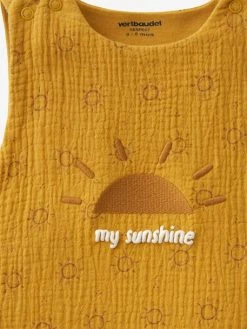 Gigoteuse Spéciale été En Gaze De Coton Bio* SOLEIL Ocre - Vertbaudet -Vertbaudet Shop gigoteuse speciale ete en gaze de coton bio soleil 2