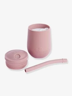 Gobelet D’apprentissage Avec Paille EZPZ Mini Cup En Silicone Rose Blush - EZPZ -Vertbaudet Shop gobelet dapprentissage avec paille ezpz mini cup en silicone 5