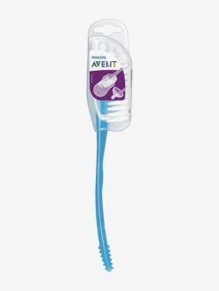 Goupillon Philips AVENT Pour Biberons Et Tétines Bleu - Philips Avent 10 Goupillon Philips AVENT Pour Biberons Et Tétines Bleu - Philips Avent -Vertbaudet Shop goupillon philips avent pour biberons et tetines 2