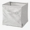 Grand Bac De Rangement En Tissu Personnalisable Gris - Vertbaudet -Vertbaudet Shop grand bac de rangement en tissu personnalisable