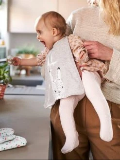 Grand Bavoir Enfant Gris Chiné - Vertbaudet 12 Grand Bavoir Enfant Gris Chiné - Vertbaudet -Vertbaudet Shop grand bavoir enfant 4