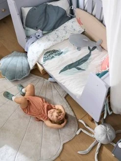 Grand Tapis En Fourrure Coquillage SOUS L'OCÉAN Ecru - Vertbaudet -Vertbaudet Shop grand tapis en fourrure coquillage sous locean 2