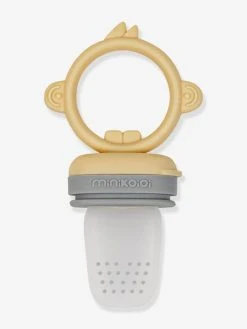 Grignoteur MINIKOIOI Baby Pulp En Silicone Tilleul/gris - Minikoioi -Vertbaudet Shop grignoteur minikoioi baby pulp en silicone 5