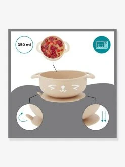 Kit Repas Silicone BABYMOOV First’Isy Beige (renard) - Babymoov -Vertbaudet Shop kit repas silicone babymoov firstisy 5