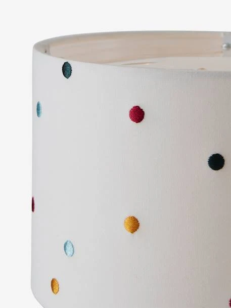 Lampe De Chevet Pois Brodés Beige / Multicolore - Vertbaudet 8 Lampe De Chevet Pois Brodés Beige / Multicolore - Vertbaudet – Image 6