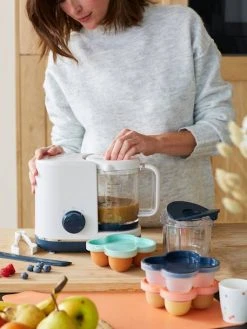 Les 2 Pots De Conservation En Silicone Vert/bleu - Vertbaudet -Vertbaudet Shop les 2 pots de conservation en silicone 5